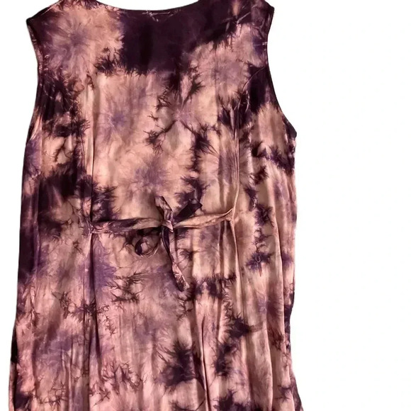 KCC Purple And Pink Tie Dye Sleeveless Dress - Picture 5 of 6